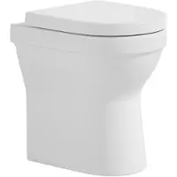 Sanicomfort Stand WC Cozy spülrandlos, waagrechter Abgang, mit WC-Sitz Duroplast