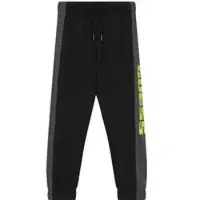 GUESS Jogginghose L6RB01 KA6R4 Schwarz Regular Fit