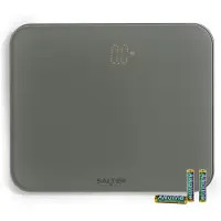 Salter 9204 GFEU12 Shadow Digital Bathroom Scale, Grey