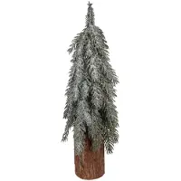 Clayre & Eef Mini-Kunstweihnachtsbaum Ø 15x44 cm Grün Holz