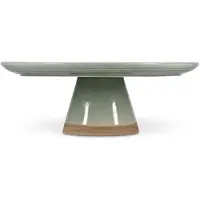 Salt & pepper Tortenplatte Cameo Green 33,5 x 12 cm