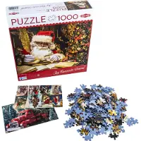 Tactic Puzzle Lovers Santa Claus in his House 1000 pcs puzzle, 1000 Stück(e), Weihnachten
