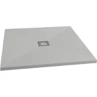 Schulte Duschwanne Centrostone ExpressPlus 90 x 90 x 3 cm warm grey EP220090 103