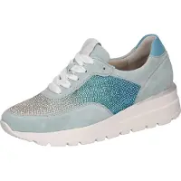 Waldlaufer Schnürhalbschuhe in blau, Gr. 5.5