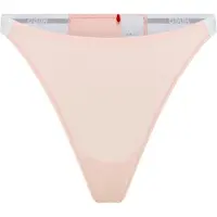 HUGO String "HUGO ID", Damen, Gr. XL, Jersey, rosa (light, pastel pink), Jersey, Obermaterial: 93% Baumwolle, 7% Elasthan, körpernah, Unterhosen String