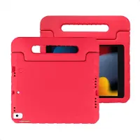 IMoshion Schutzhülle mit Handgriff kindersicher für das Apple iPad 9 (2021) 10.2 Zoll / iPad 8 (2020) 10.2 Zoll / iPad 7 (2019) 10.2 Zoll - Rot