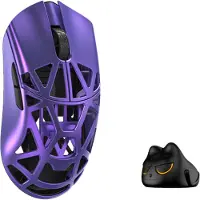WLMouse Beast X Mini Pro Solid Sides - Purple (Omron Optical) Wireless 8K Magnesium Mouse