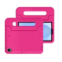 IMoshion Schutzhülle mit Handgriff kindersicher für das Samsung Galaxy Tab A7 Lite - Rosa