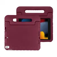 IMoshion Schutzhülle mit Handgriff kindersicher für das Apple iPad 9 (2021) 10.2 Zoll / iPad 8 (2020) 10.2 Zoll / iPad 7 (2019) 10.2 Zoll - Velvet Plum