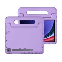 IMoshion Schutzhülle mit Handgriff kindersicher für das Samsung Galaxy Tab S11 / S9 11.0 Zoll / S10 Lite / S10 FE / S9 FE 10.9 Zoll - Lila