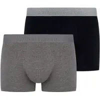 Bruno Banani Short 2Pack Flowing | XXXL | Grau