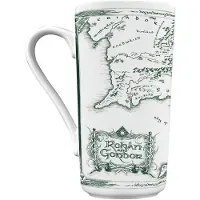 Taru sormusten herrasta Lord of the Rings Tazza Grande: White Map
