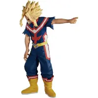 Bandai My Hero Academia All Might Wahre Form Unglaubliche Heldenfigur 18 Cm Blau Blau One Size