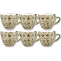 Wilmax Tasse 300 ml Pistazie Porzellan, 6er Set