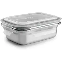 Ibili Lunchbox 669306 Edelstahl rechteckig 600 ml