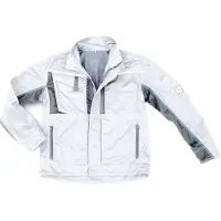 Excess Arbeitsjacke Champ, Gr. M, weiss/grau