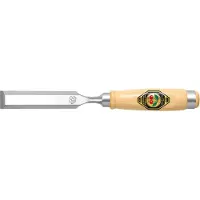 KIRSCHEN Stechbeitel Schneiden-B.22mm m.2 Stahlzw.Weißbuchenh.Ulmer