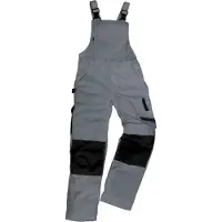 Excess Arbeitslatzhose Champ, Gr. 50, grau/schwarz