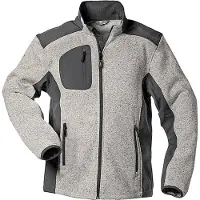 Elysee Innsbruck Strickfleece-Jacken - Hellgrau/anthrazit 107 L