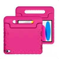 IMoshion Schutzhülle mit Handgriff kindersicher für das Apple iPad 11 (2025) 11 Zoll A16 / iPad 10 (2022) 10.9 Zoll - Rosa