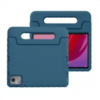 IMoshion Schutzhülle mit Handgriff kindersicher für das Lenovo Tab M11 - Dunkelblau