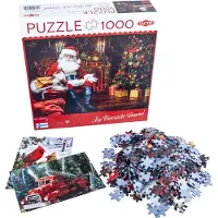 Tactic Puzzle Lovers Santas Surprise 1000 pcs puzzle, 1000 Stück(e), Weihnachten