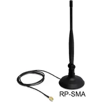 DeLOCK Wlan 4dbi Rp-sma Magnetic Wlan-antenne