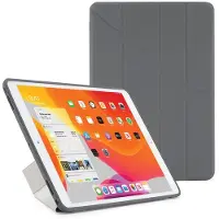 Pipetto - iPad 10.2" 2019/2020 Origami case with TPU back (Color: Grey)