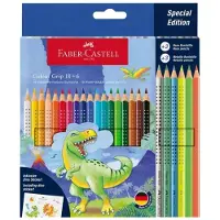 Faber-Castell Buntstifte - 24 st. - Grip Dino - - One Size - Buntstiftsets