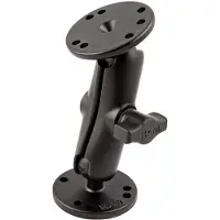 Ram Mounts Universal Double Ball Mount With Two Round Plates B Size Medium Einarmiger Schwenkarm