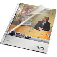 Leitz Plastlomme Leitz, åben i side og top, A4, æske a 100 stk.