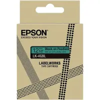 Epson Tape Pearl Green/BK 12mm 9m LK-4GBL
