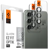 Spigen Optik Lens Protector - Vollständiger Kameraschutz (2er-Pack) für das Samsung Galaxy S23 / S23 Plus - Schwarz