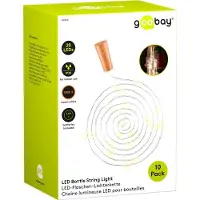 Goobay 49854, Leichte Dekorationsfigur, Braun, Silber, Kupfer, Polyvinylchlorid (PVC), IP20, Flasche, CE, WEEE