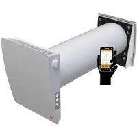 DUKA ONE S6 plus wifi - Ø160MM Alt-i-en-løsning inkl. styring, med nem tilslutning