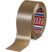 TESA PET-Packband Kautschukklebemasse 132m:50mm 6Stk. braun