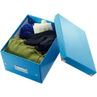 Leitz Ablage- und Transportbox Serie Click + Store, klein, für DIN A5, blau