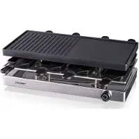 Cloer 6458, 8 Person(en), Aluminium, 1 Zone(n), Aluminium, Schwarz, Rechteckig, Aluminium