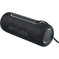 Muse M-780 BT, 20 W, Kabellos, 10 m, USB Typ-C, Schwarz, Zylinder