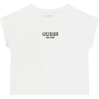 GUESS T-Shirt J4BI34 J1314 Weiß Boxy Fit 128