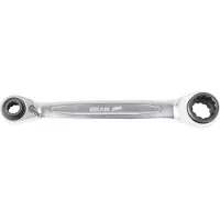 Ks Tools 4 in 1 GEARplus umschaltbar Doppel-Ratschenringschlüssel