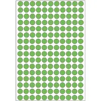 Herma Vielzwecketiketten/Farbpunkte Ø 8 mm rund grün Papier matt Handbeschriftung 5632 St., Grün, Kreis, Zellulose, Papier, Deutschland, 8 mm, 8 mm