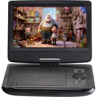 Denver MT-1097 Tragbarer DVD-Player mit 10 Zoll Bildschirm & inkl. Fernbedienung