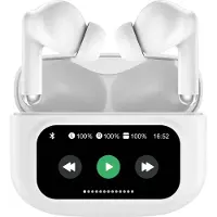Denver TWD-305 TW BT Earbuds/Ladecase m. Touchscreen weiß
