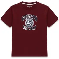 GUESS T-Shirt L6RI13 K8HM4 Dunkelrot Regular Fit