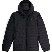 Spyder - Doudoune de ski chaude - Zenith Hooded Down Jacket Black für Herren - Größe M - schwarz