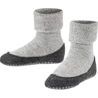 Falke Cosyshoe Teens Kinder Hausschuhe – Hellgrau – 31-32
