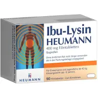 HEUMANN PHARMA GmbH & Co. Generica KG Ibu-lysin Heumann 400 Mg Filmtabletten 50 St