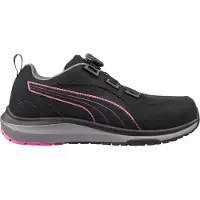 Puma Sicherheitshalbschuh ASPIRE Disc Low 642950 S3S ESD HRO SR Gr. 40 schwarz/pink