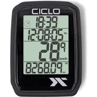 Ciclosport Protos 105 Fahrradcomputer schwarz 2022 Fahrradcomputer mit Kabel